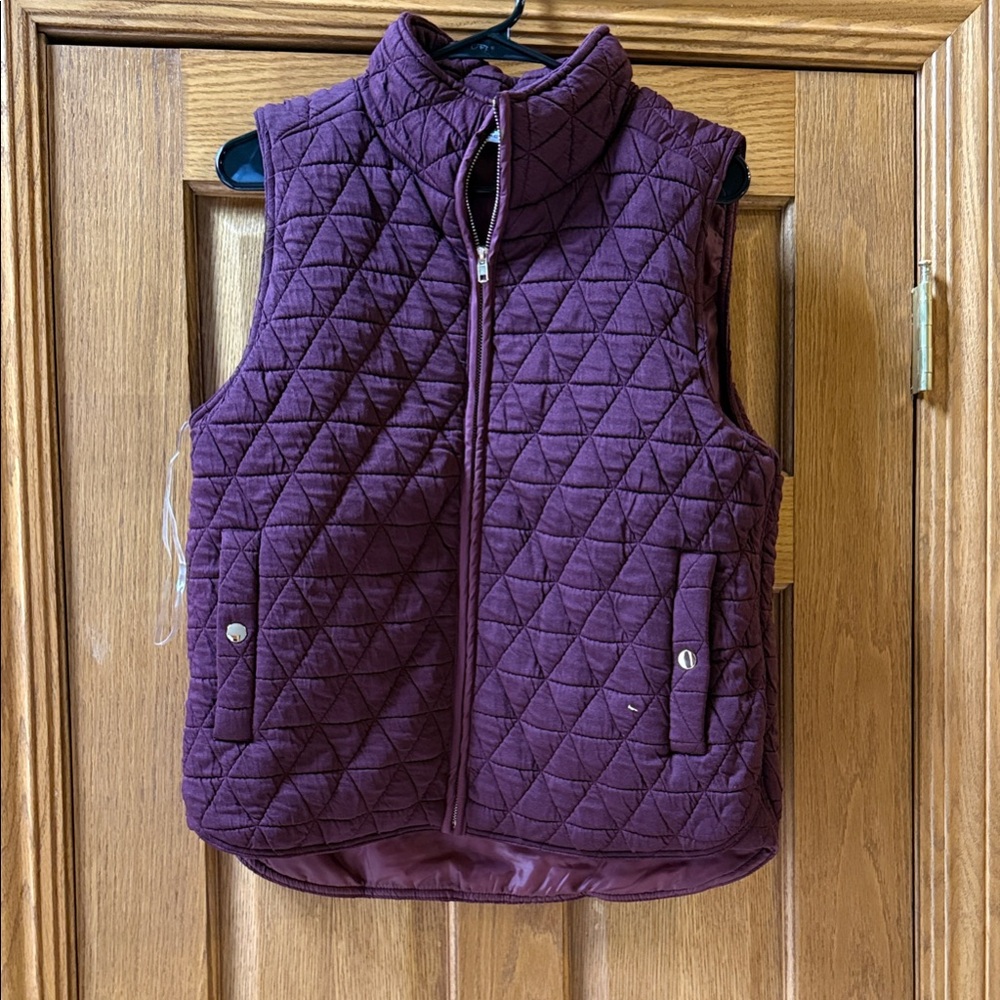 Staccato Deep Purple Quilted Vest